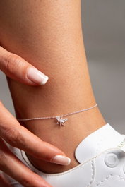 Heliophilia Silver Tobillera de Plata de Ley 925